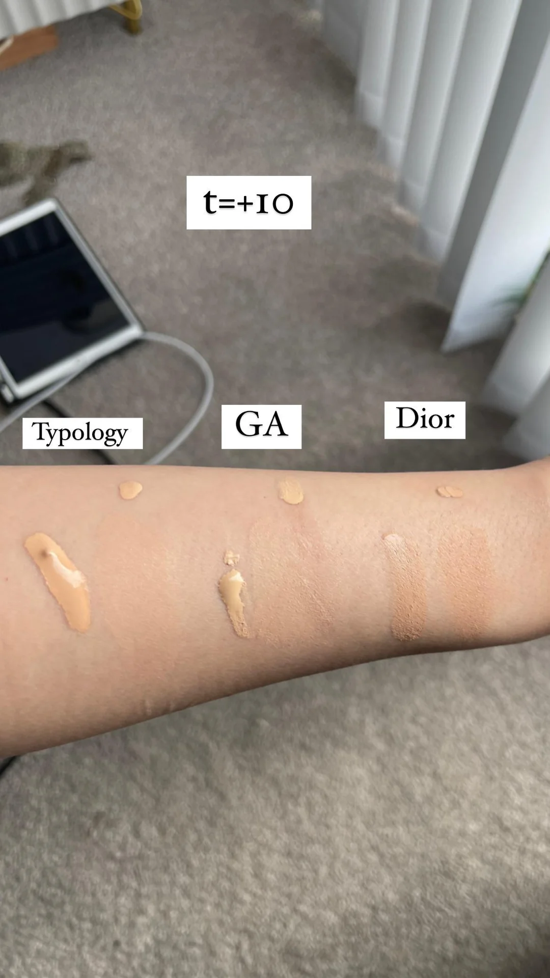foundation oxidation orange face