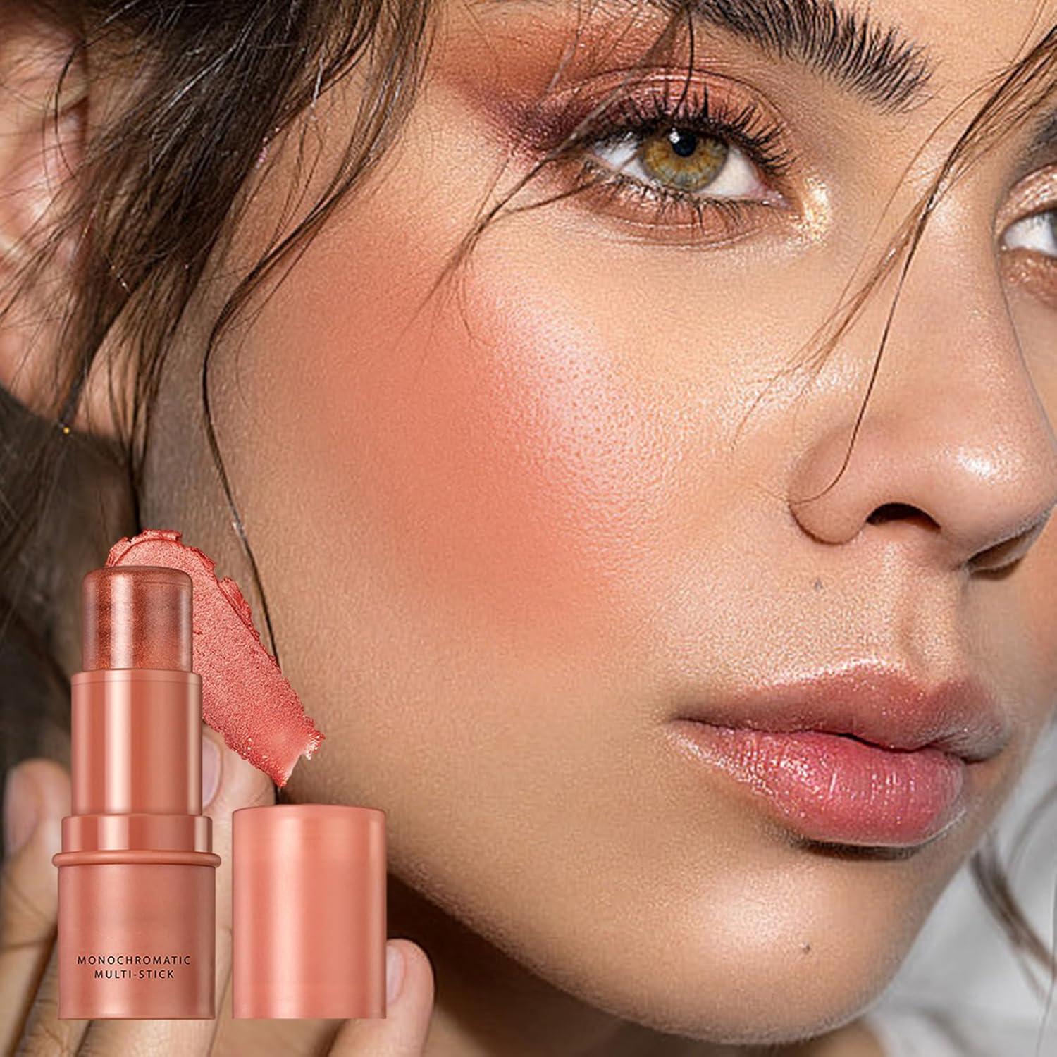 how to apply cream blush over foundation