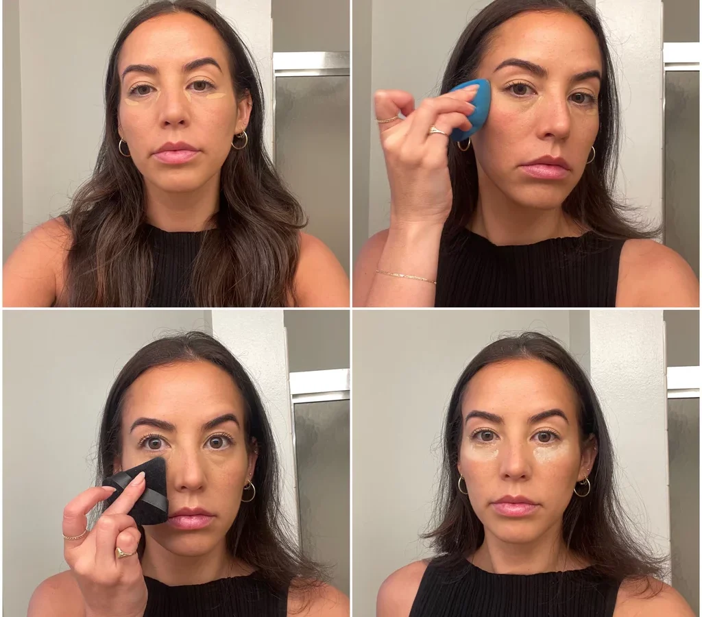 how to reduce concealer settling into fine lines