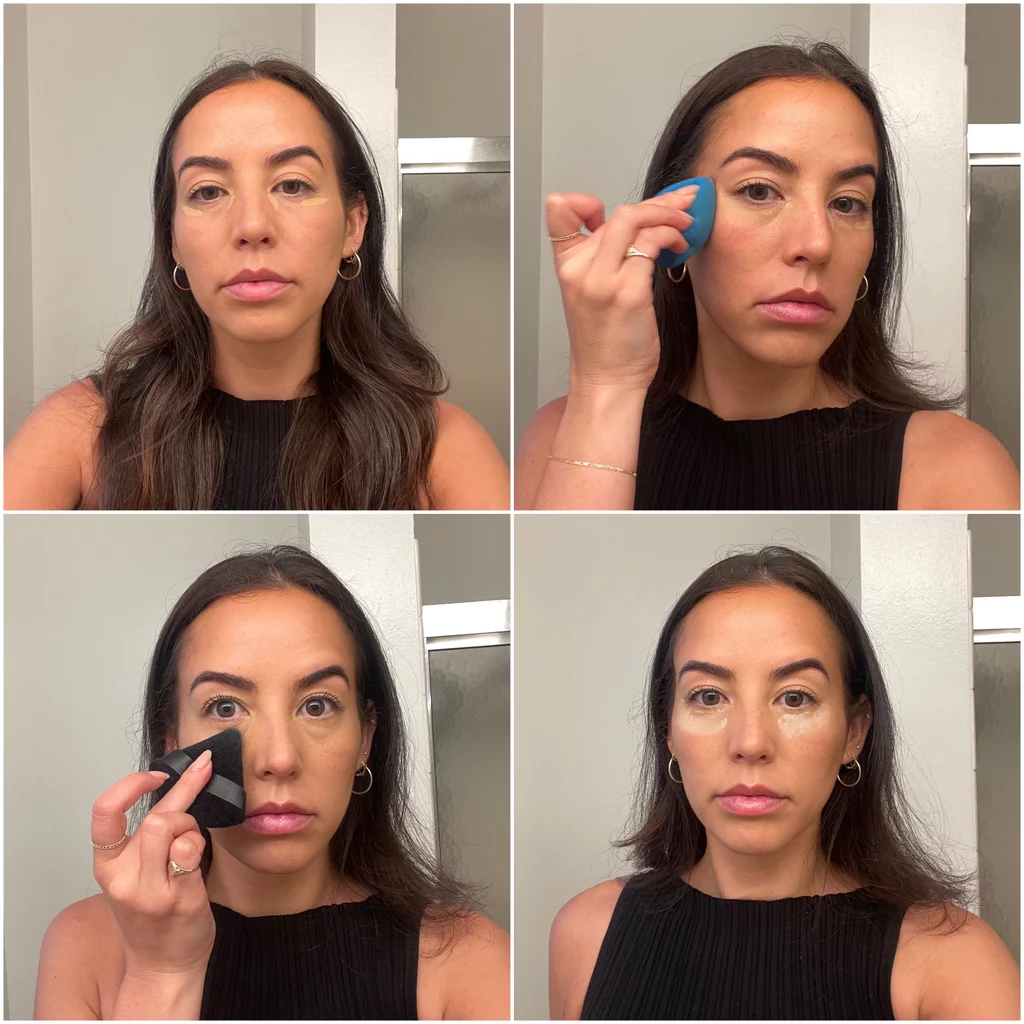 how to reduce concealer settling into fine lines