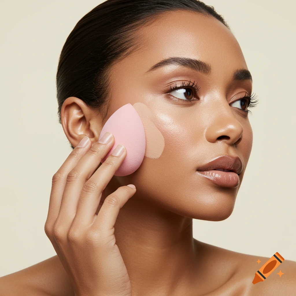 how to touch up foundation without caking