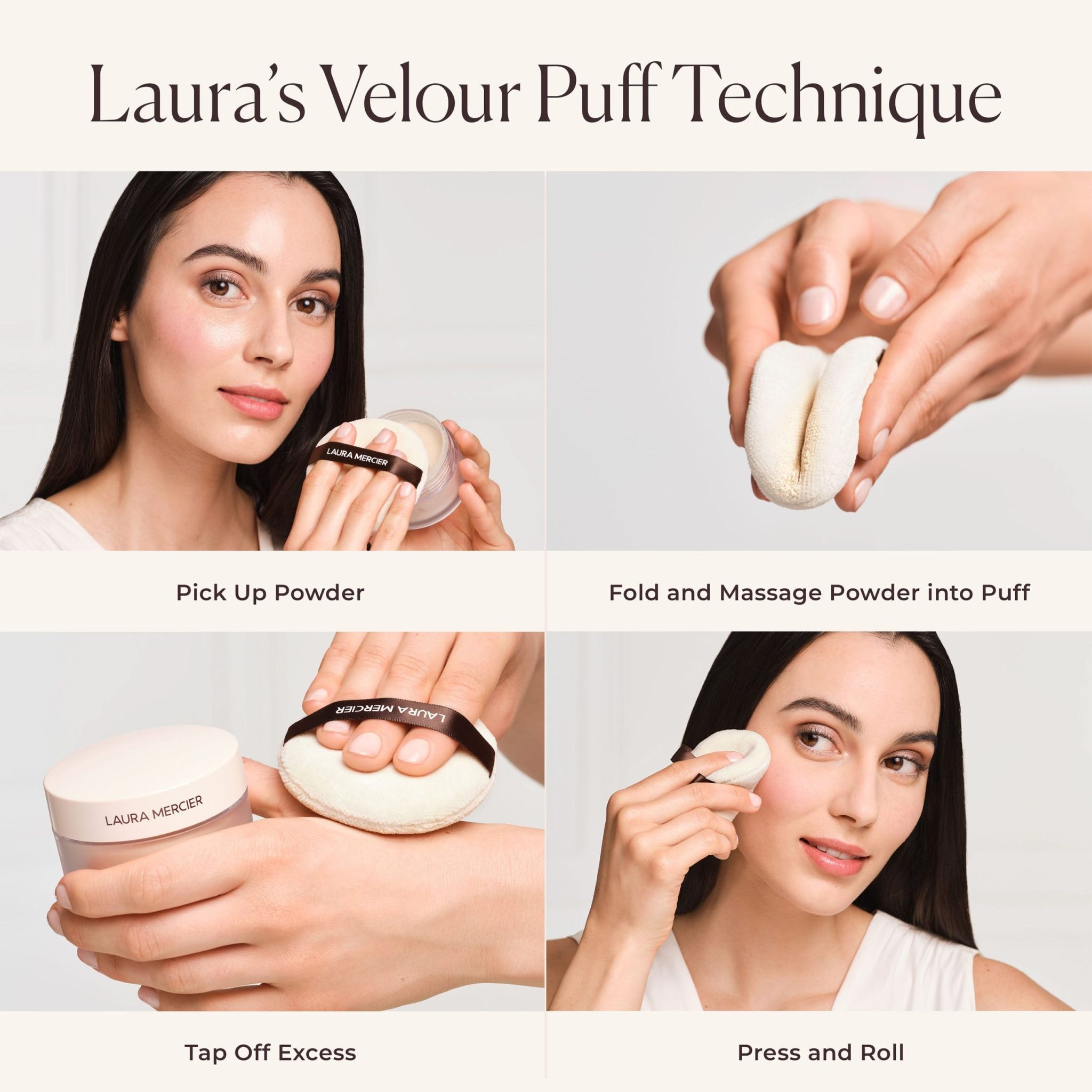 press-powder technique