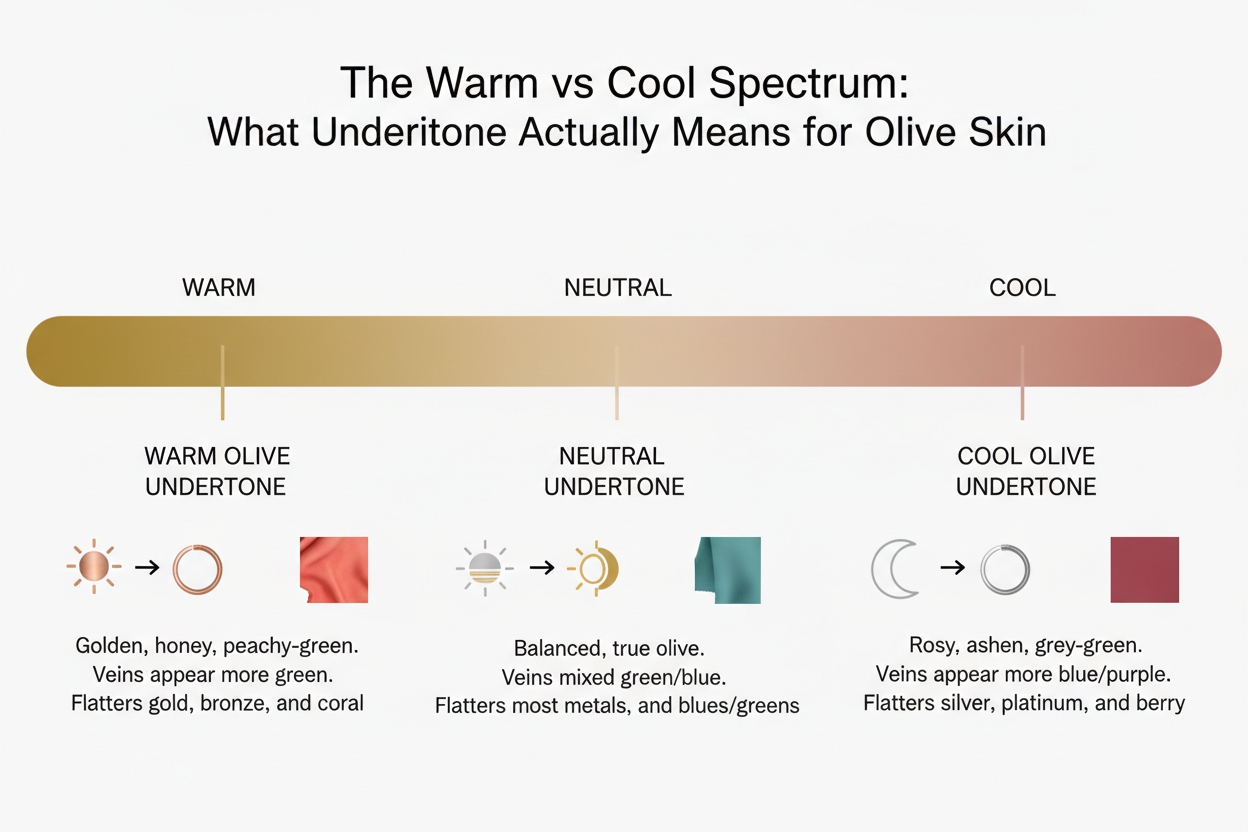 skin undertones cool warm olive