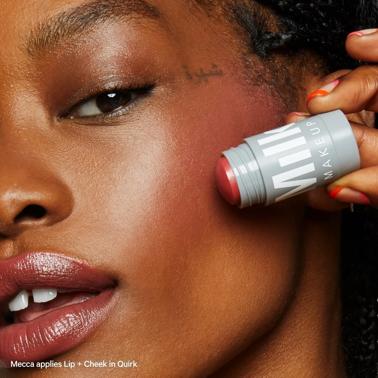 why cream blush looks patchy