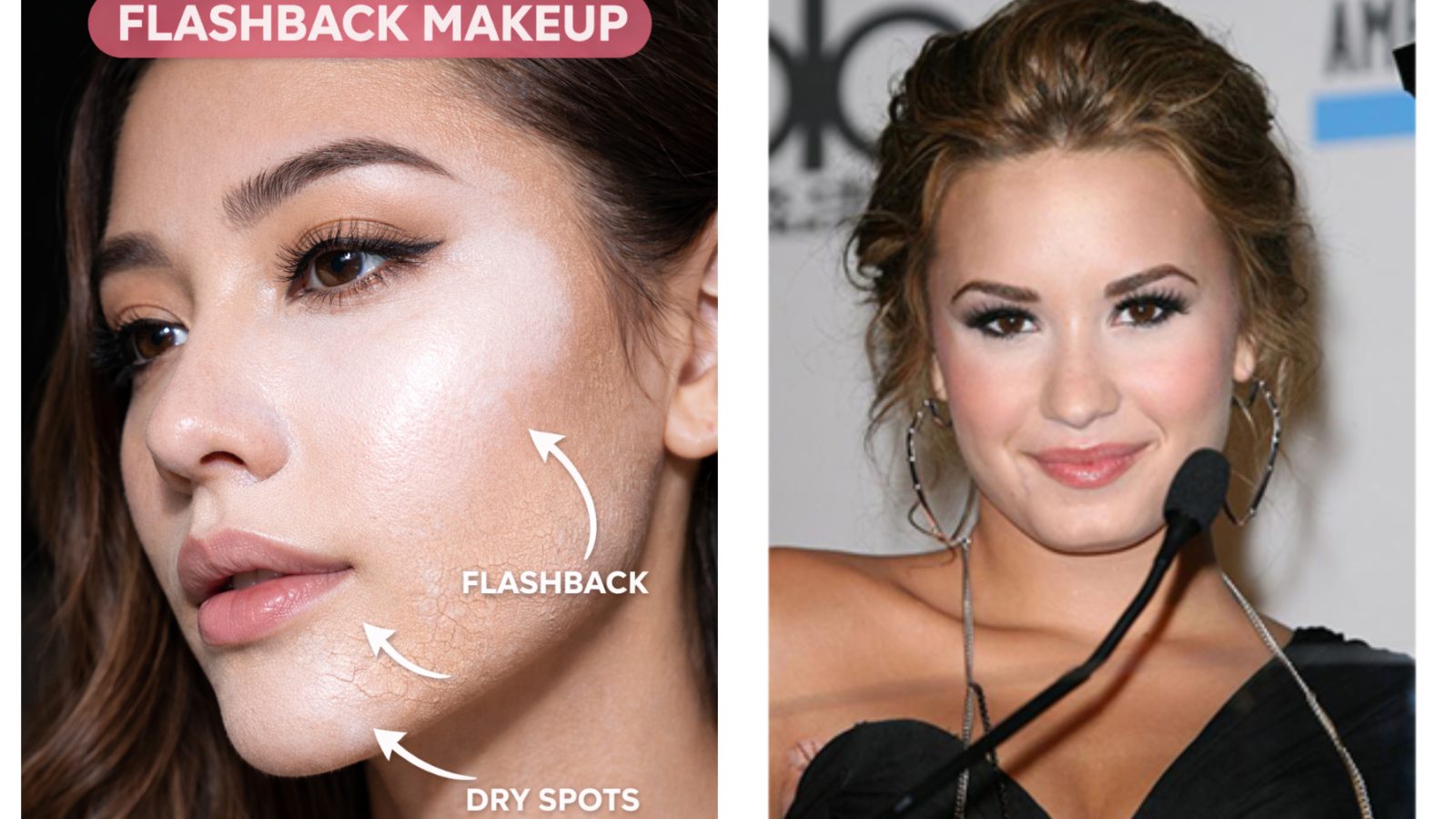 why setting powder looks chalky